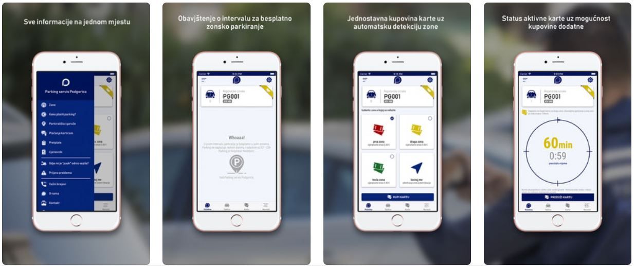 Parking Service Podgorica Launches Mobile Parking Application