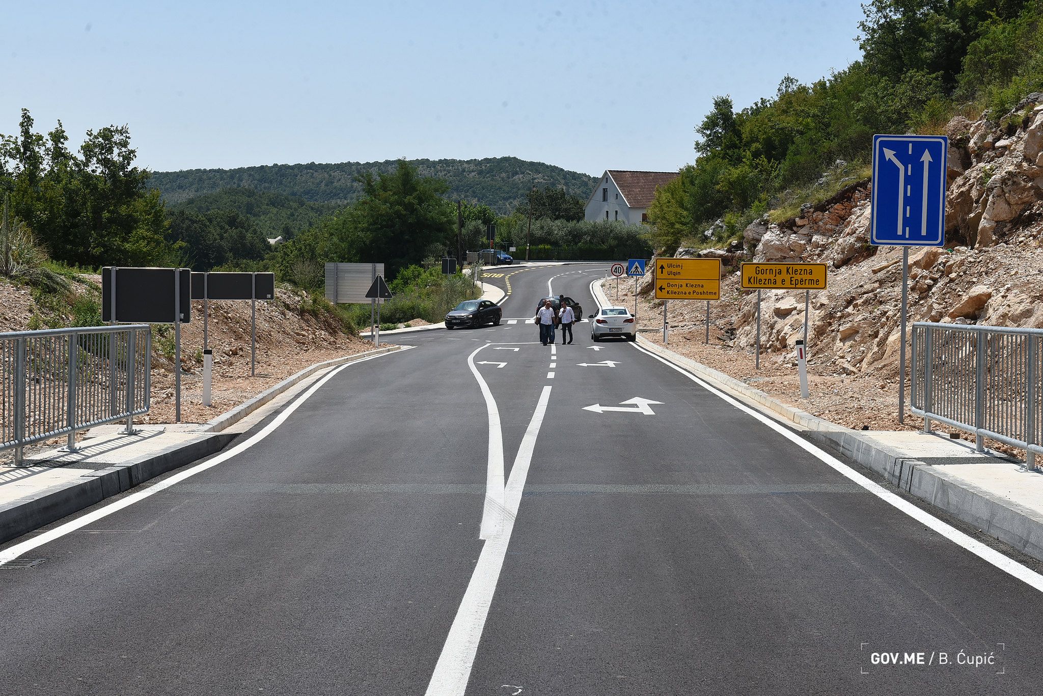 New Road from Ulcinj to Albania Opened Connecting two Countries
