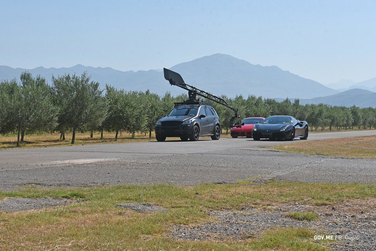 Ferrari Shooting New Car Ad