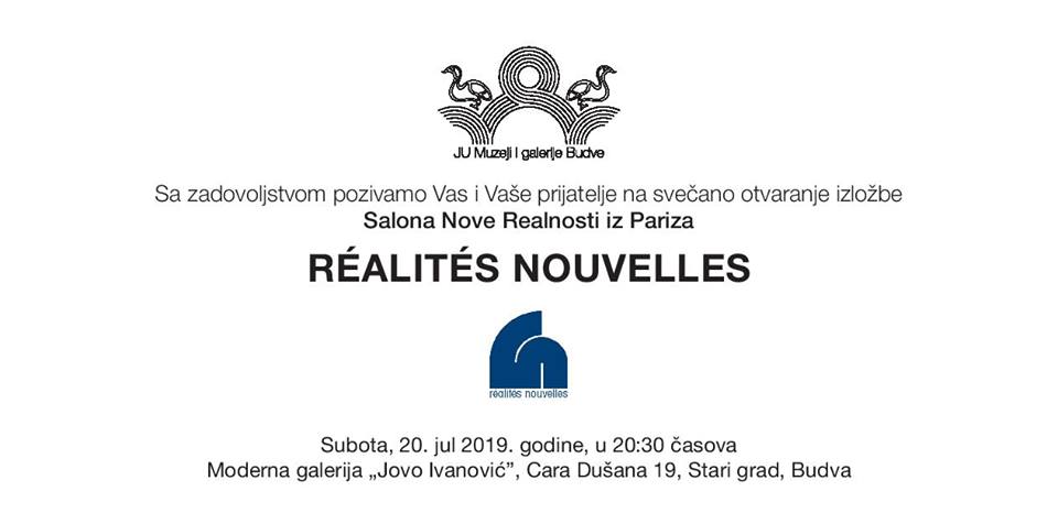 Réalités Nouvelles Salon Exhibition in Budva on July 20