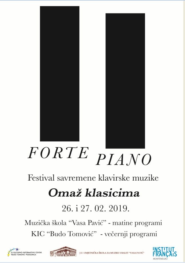 Festival Forte Piano 2019 Homage to Classics in Podgorica