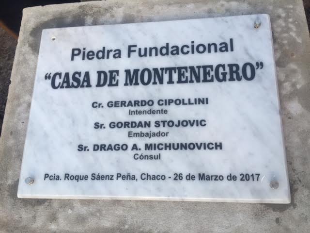Montenegrin House Foundation Stone