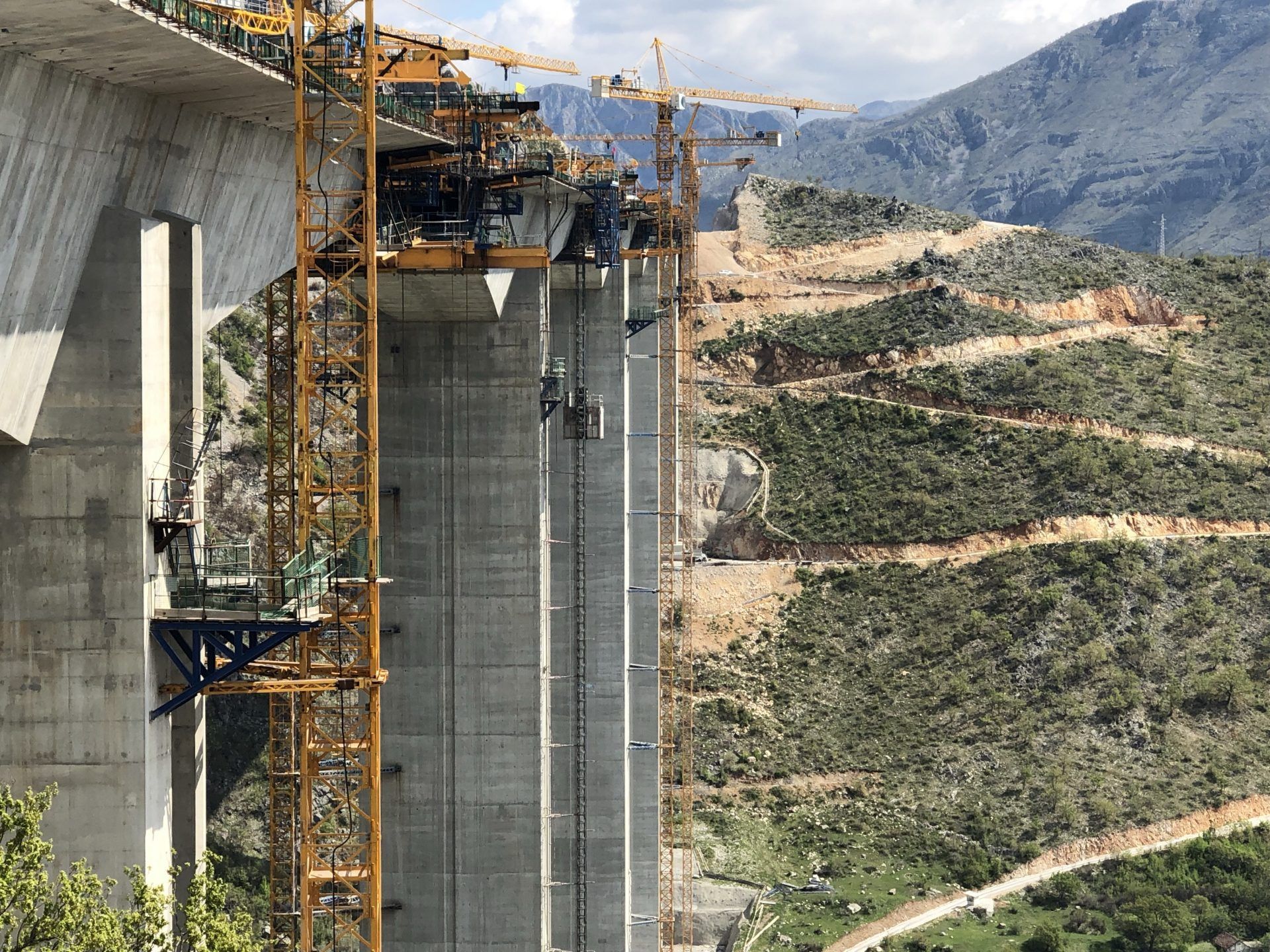 Moračica Bridge High as the Sky Symbol of the Highway