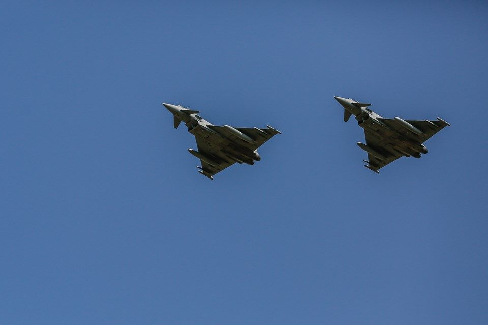 Lord Howe and Eurofighter Typhoons Arrived in Montenegro 2