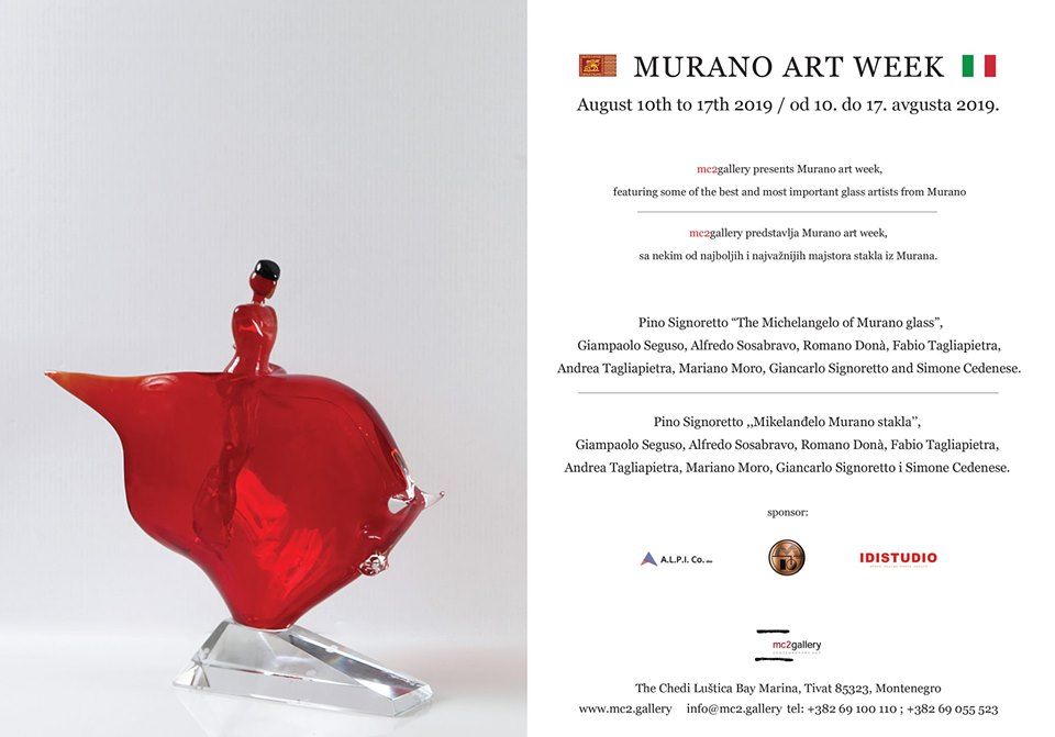 Murano Art Week at Luštica Bay Gallery in Tivat