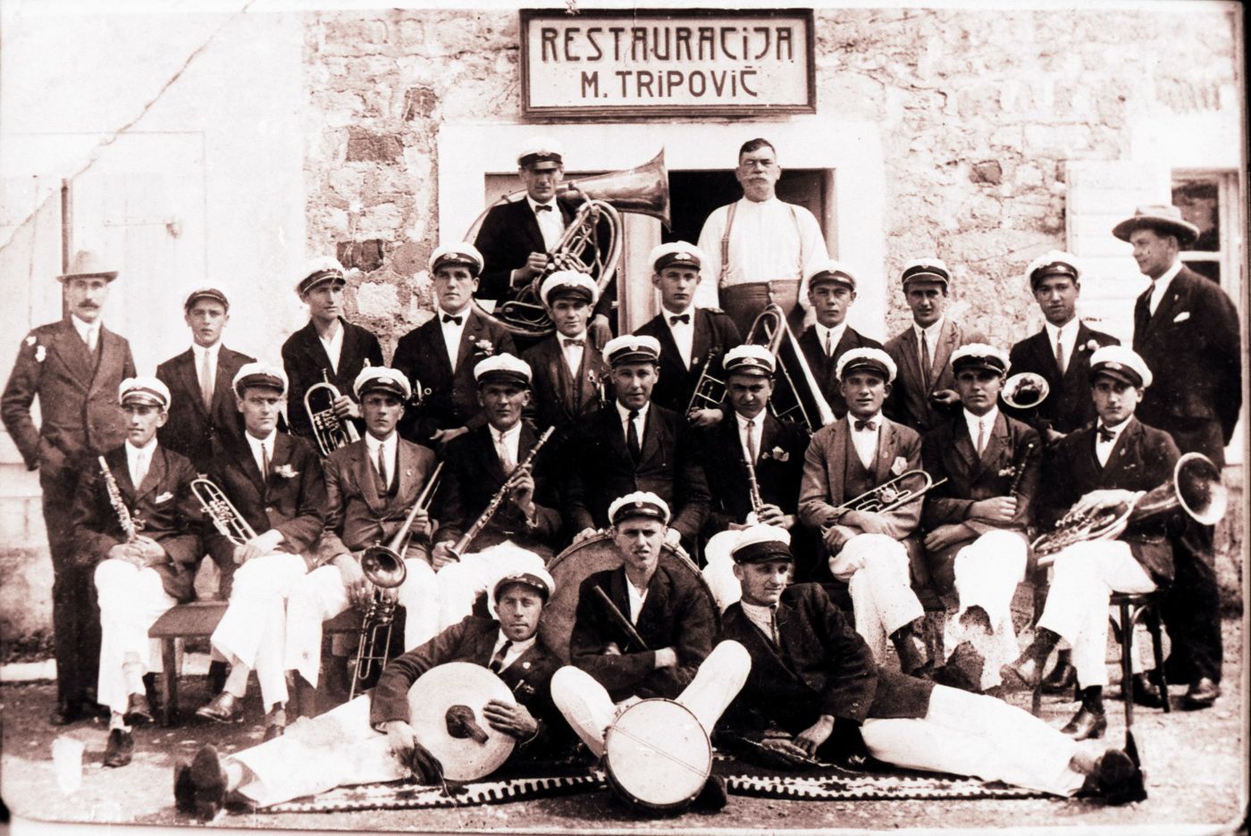 Gradska muzika Tivat 30 tih godina 20.vijeka resize