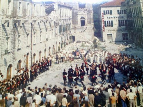 Kotor Boka Navy Dance Square of Arms