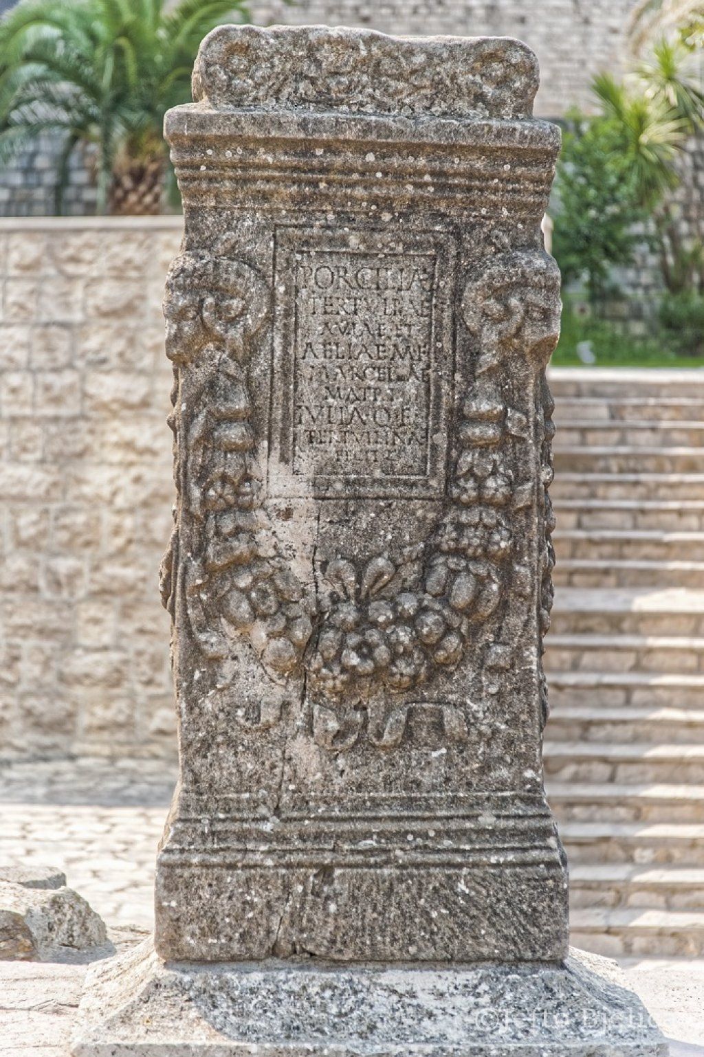 ancient budva pillar