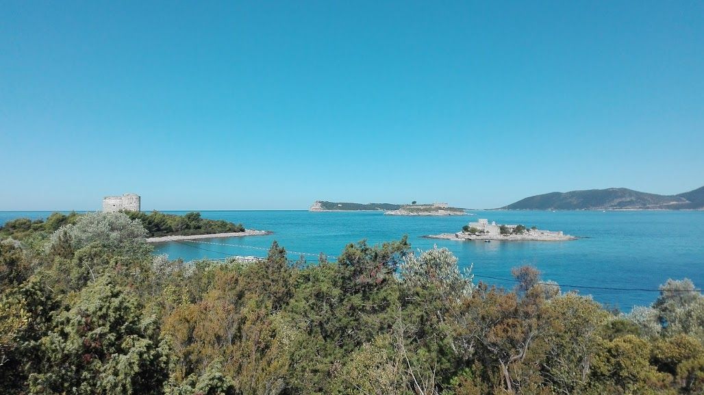 lustica bay entrance view