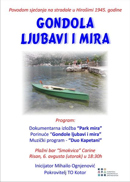 plakat gondola ljubavi i mira 2019 resize