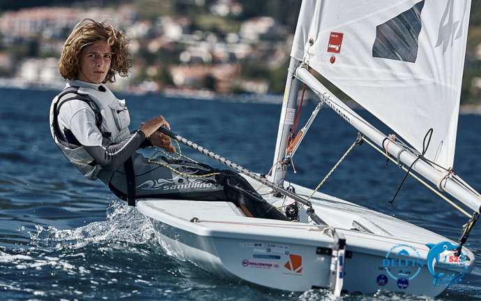 Nikola Golubovic Sailing in European Championship in Portuguese Vilamoura